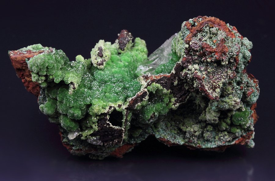 CONICHALCITE, CALCITE