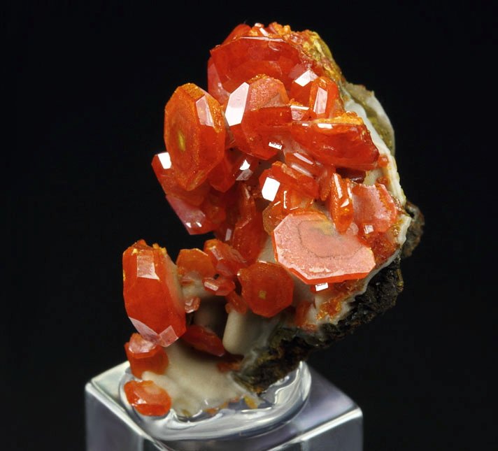 WULFENITE, CERUSSITE