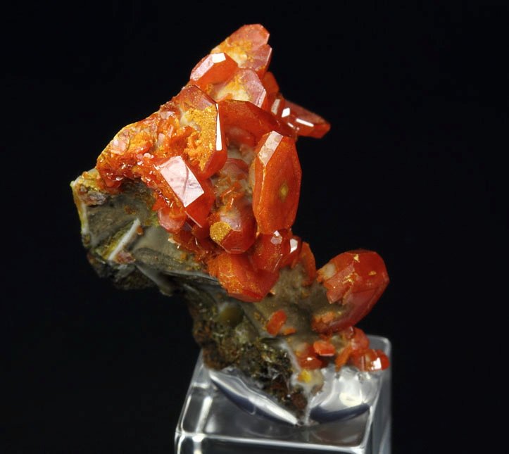 WULFENITE, CERUSSITE