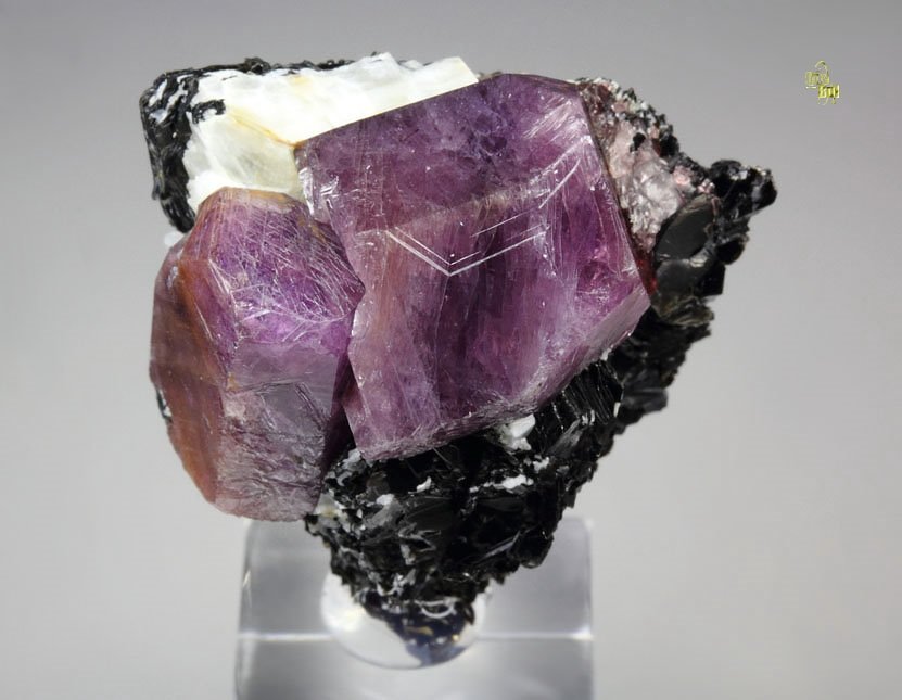 CORUNDUM var. RUBY, MUSCOVITE