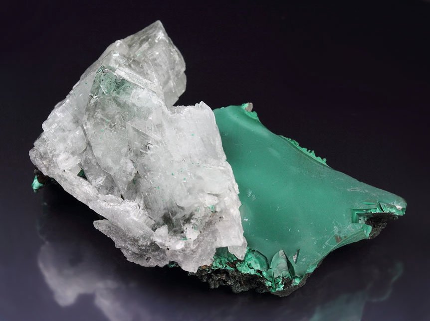 BARYTE, MALACHITE 