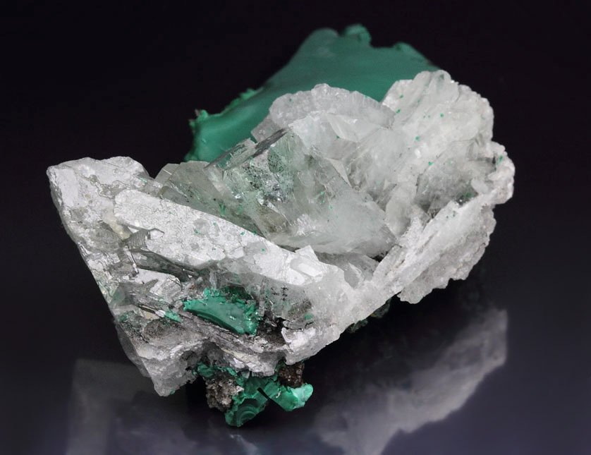 BARYTE, MALACHITE 