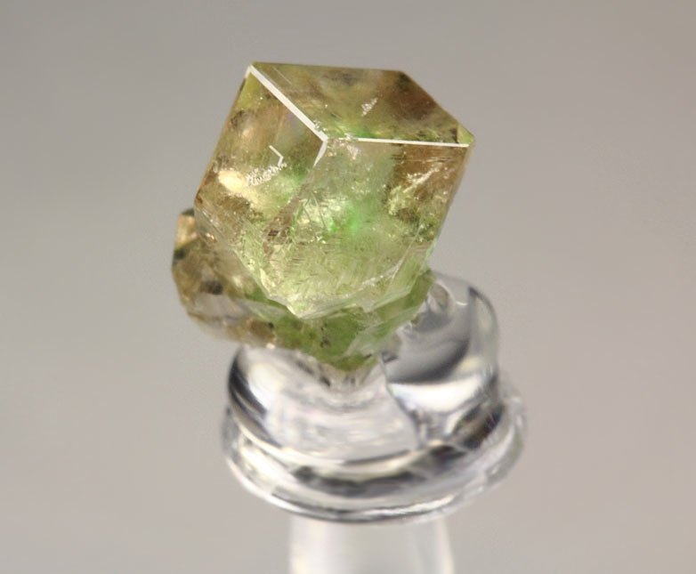 gem GARNET var. GROSSULAR with GREEN CHROMIAN PHANTOMS