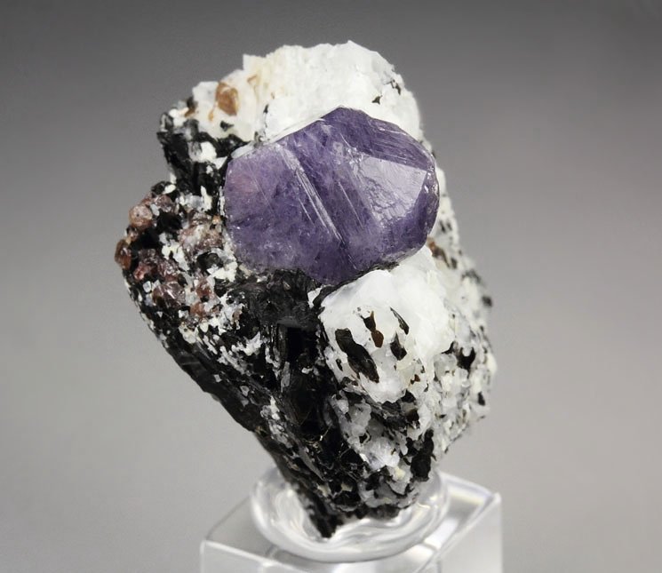 CORUNDUM var. RUBY, MUSCOVITE