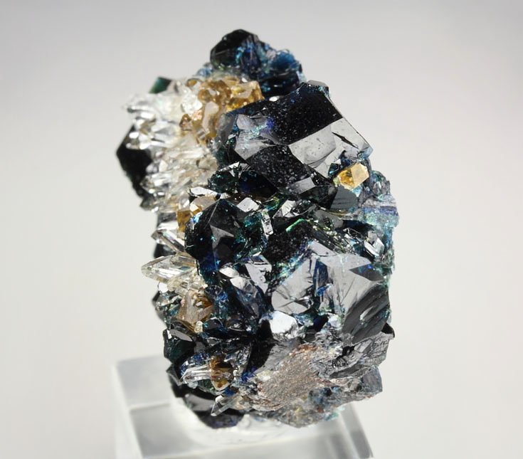 LAZULITE, QUARTZ, SIDERITE