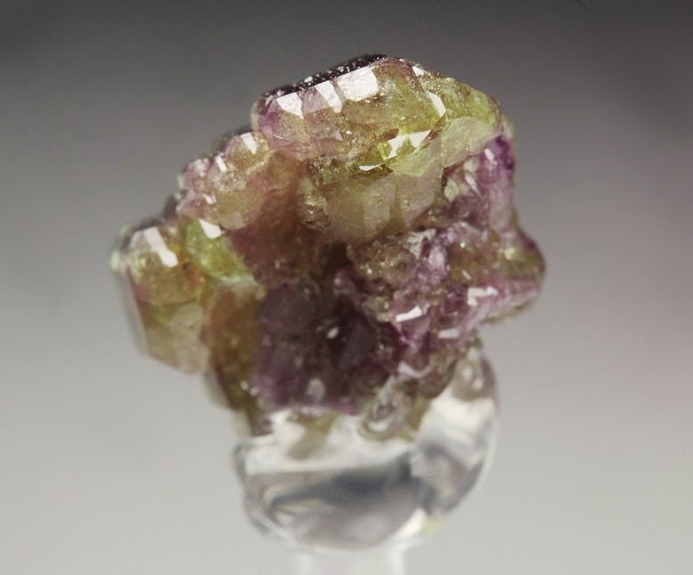 bi-terminated VESUVIANITE bi-color