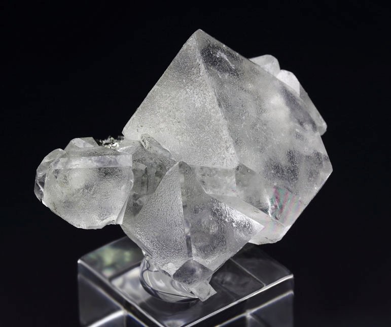 colorless FLUORITE, ARSENOPYRITE