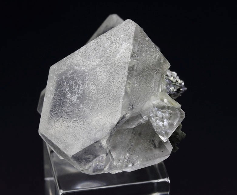 colorless FLUORITE, ARSENOPYRITE