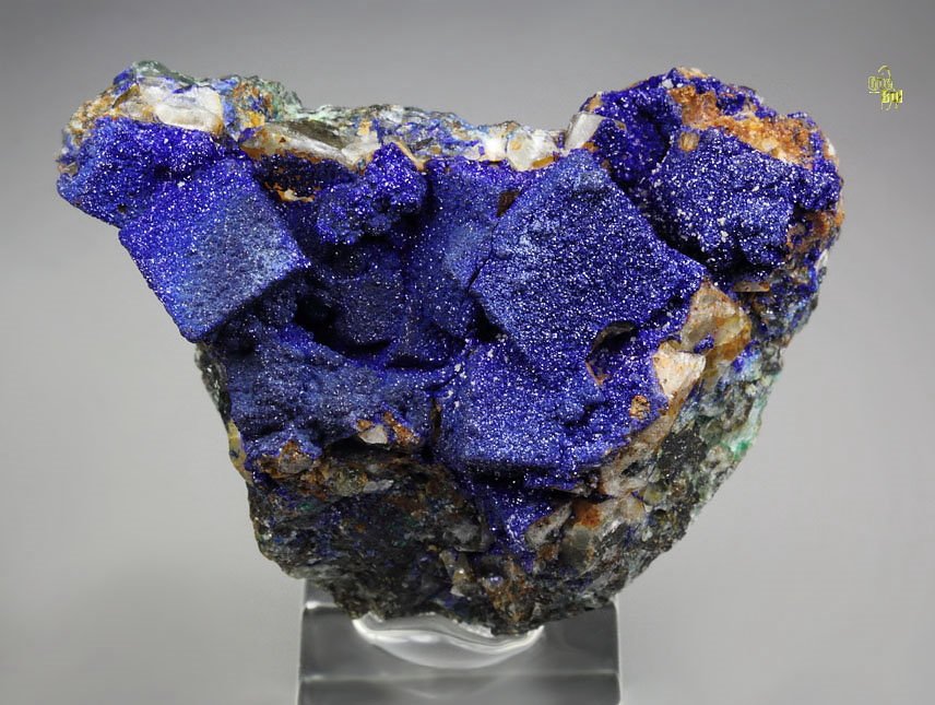 AZURITE, FLUORITE