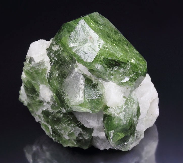 DIOPSIDE, CALCITE