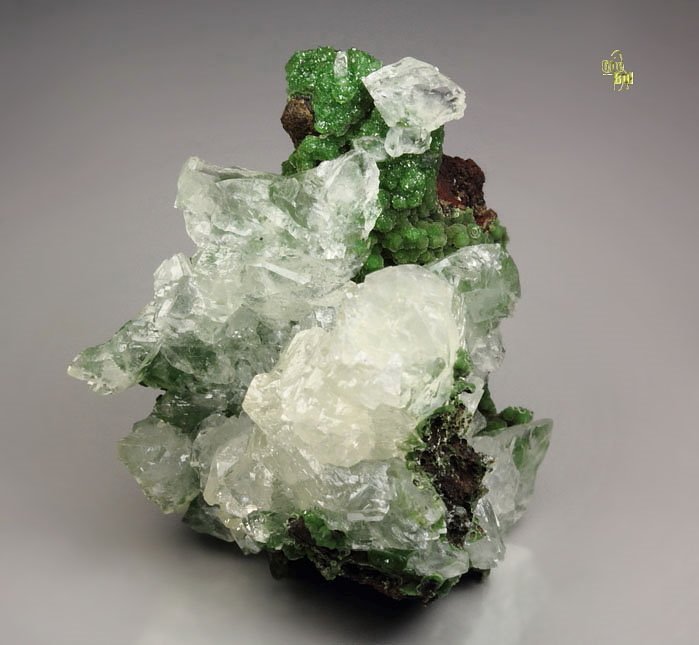 CONICHALCITE, CALCITE