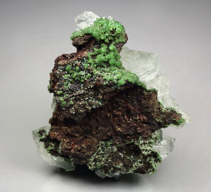 CONICHALCITE, CALCITE