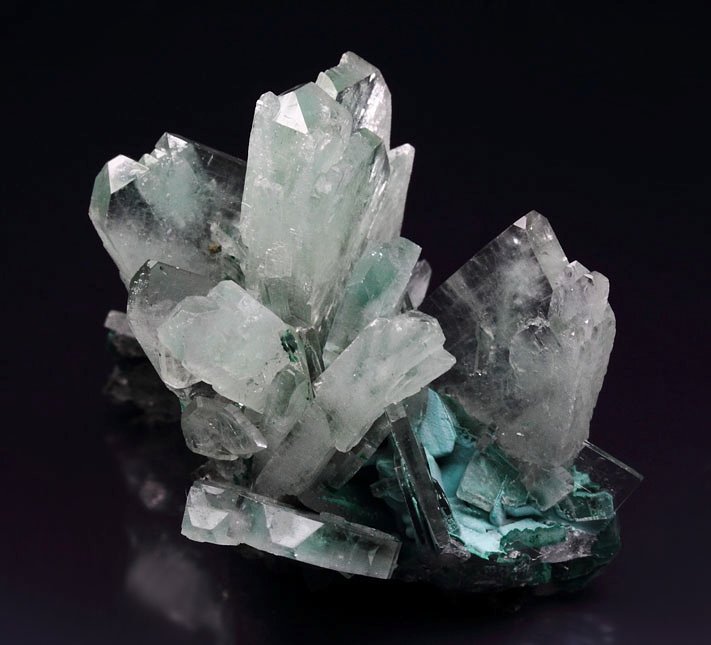 BARYTE, MALACHITE 