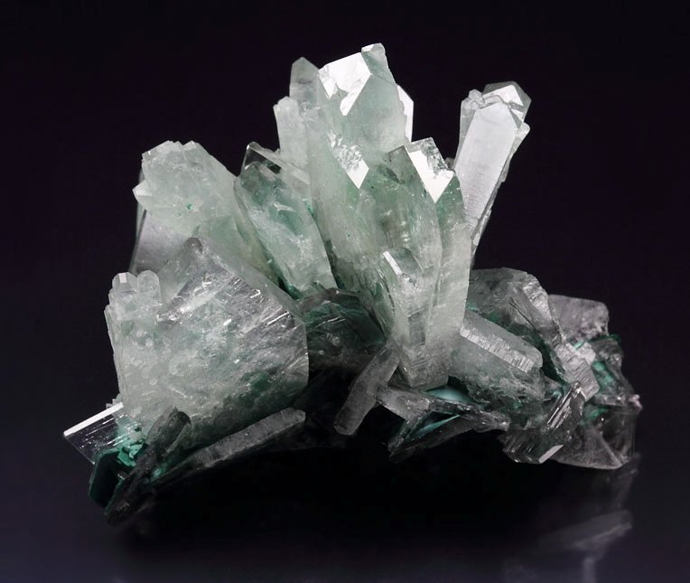 BARYTE, MALACHITE 