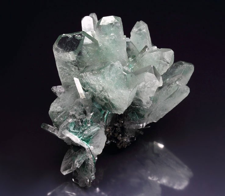 BARYTE, MALACHITE 