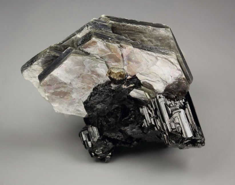 MUSCOVITE, TOURMALINE, ALBITE