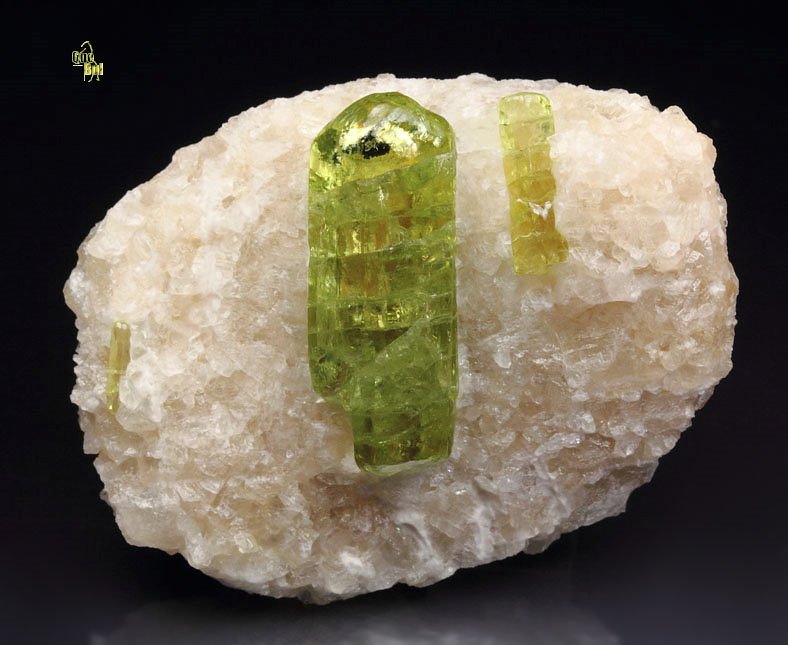 gem FLUORAPATITE bi-terminated