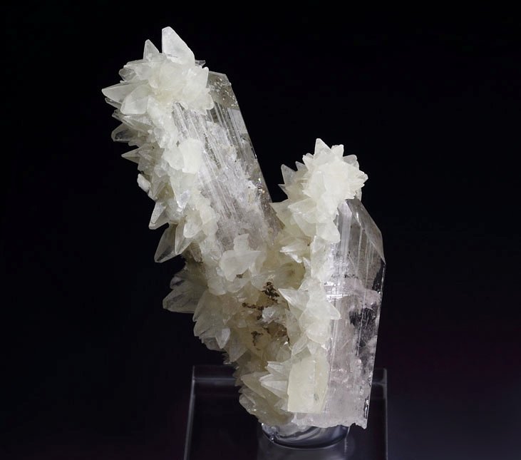 gem DANBURITE, CALCITE