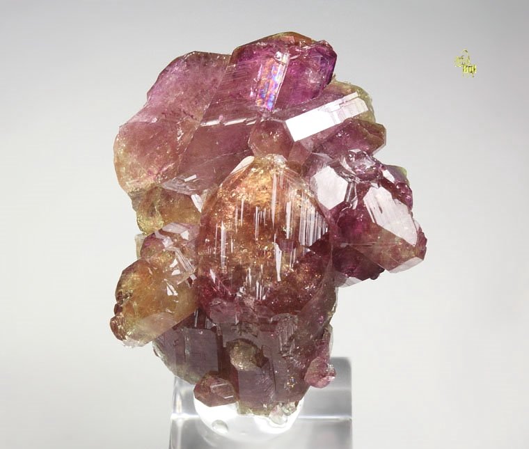 gemmy bi-terminated VESUVIANITE multicolor, DIOPSIDE