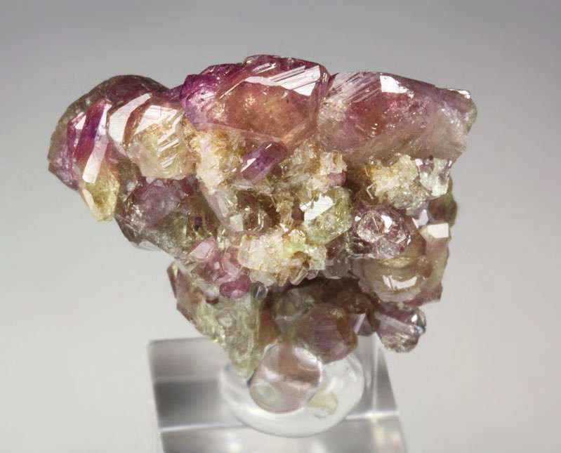 gemmy bi-terminated VESUVIANITE multicolor, DIOPSIDE