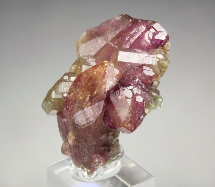 gemmy bi-terminated VESUVIANITE multicolor, DIOPSIDE