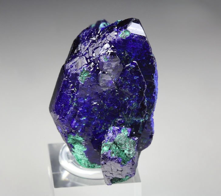 AZURITE, MALACHITE pseudomorph after AZURITE