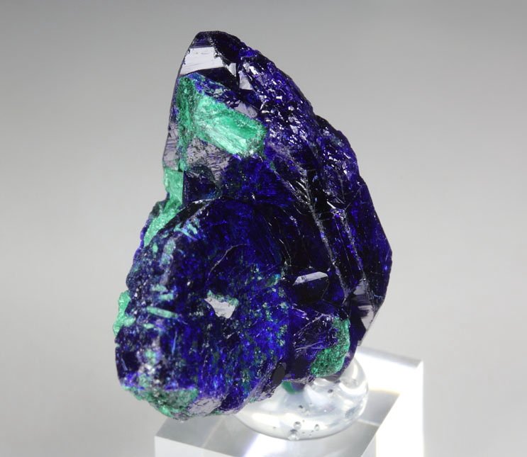 AZURITE, MALACHITE pseudomorph after AZURITE