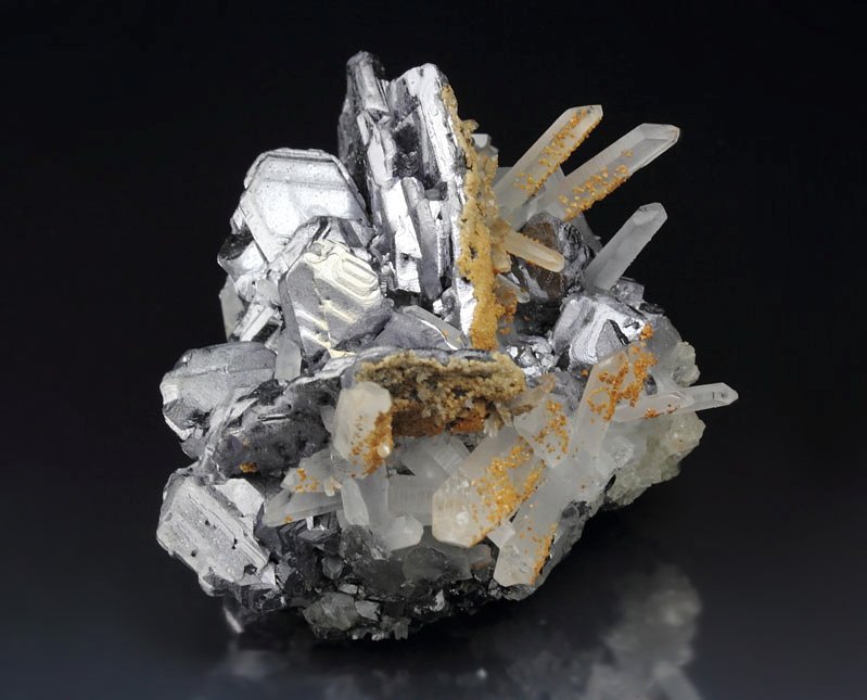 GALENA - SPINEL LAW TWIN, QUARTZ, CALCITE