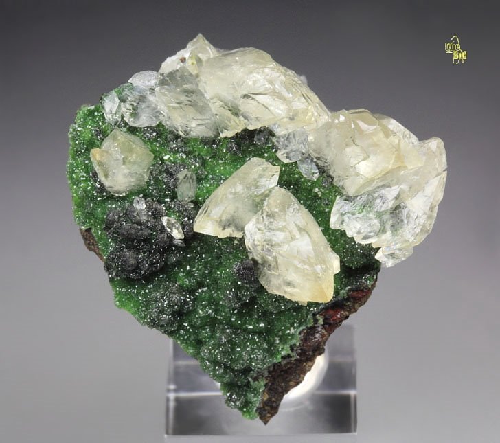 CONICHALCITE, CALCITE