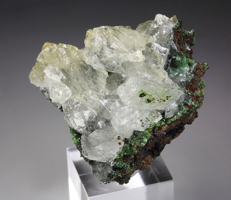 CONICHALCITE, CALCITE