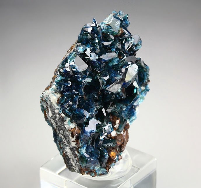 gem LAZULITE, SIDERITE