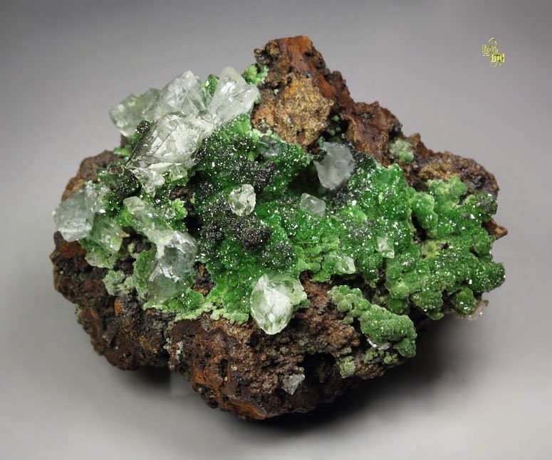 CONICHALCITE, CALCITE