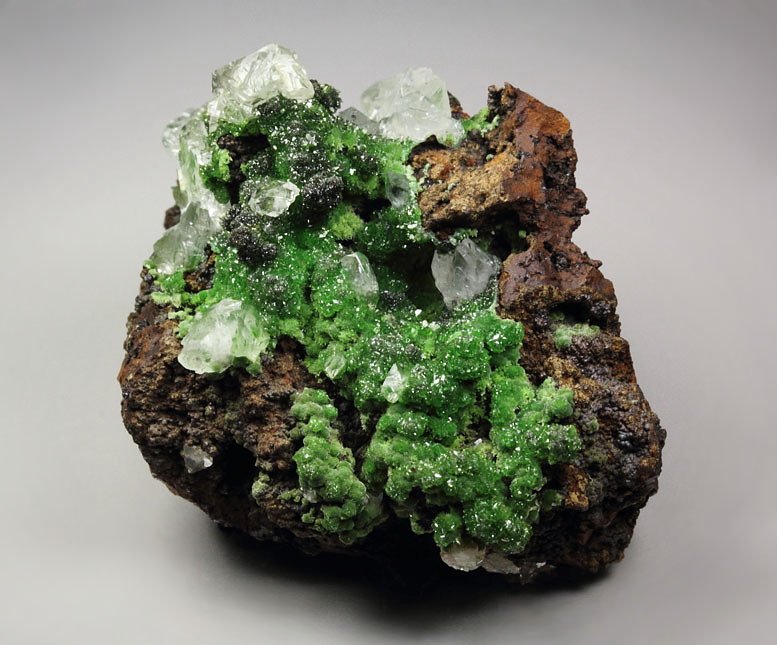 CONICHALCITE, CALCITE