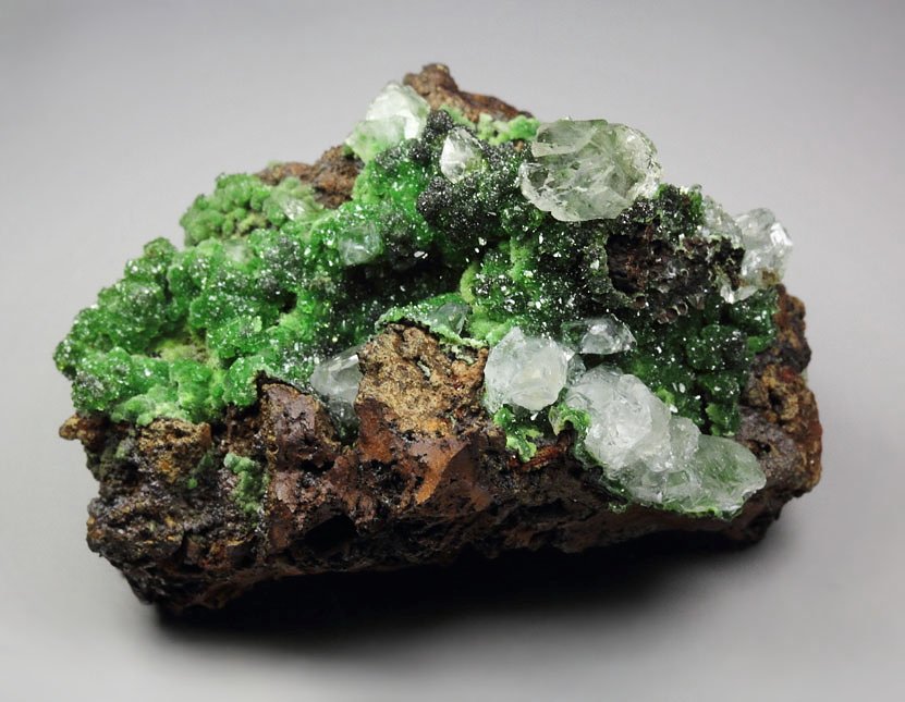 CONICHALCITE, CALCITE