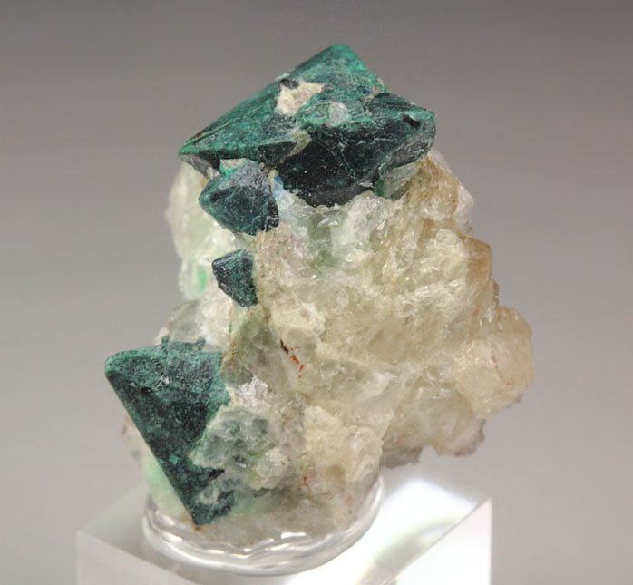 twinned TETRAHEDRITE, MALACHITE, QUARTZ