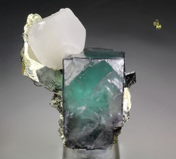 FLUORITE, PYRITE, CALCITE