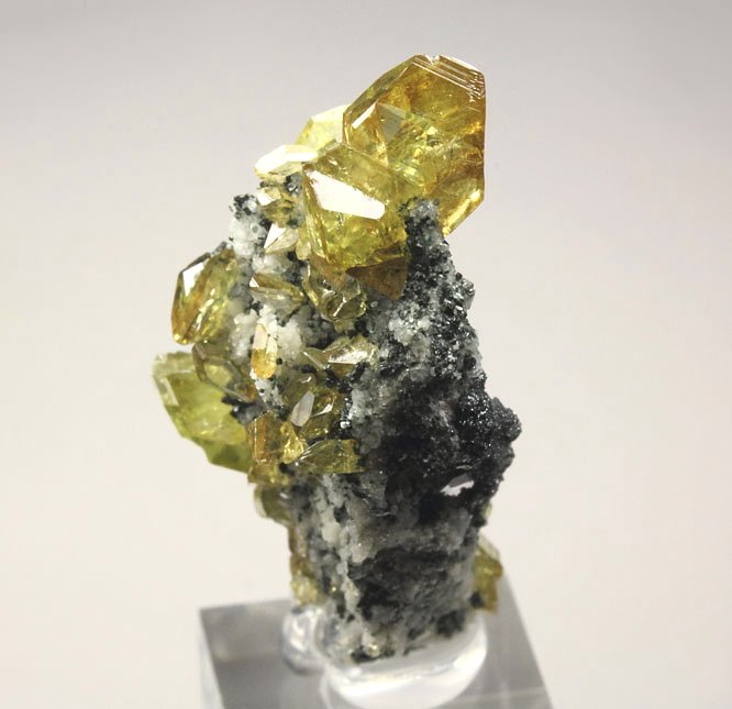 gem TITANITE twinned, K FELDSPAR var. ADULARIA