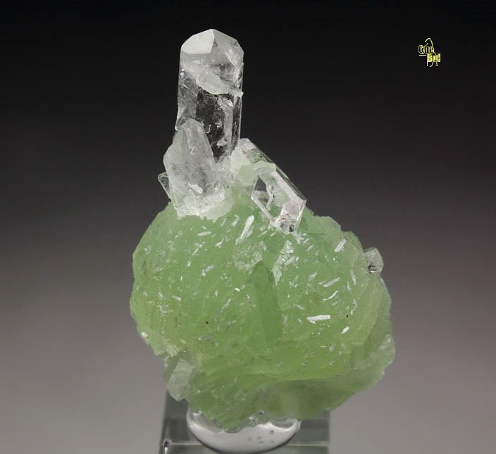 PREHNITE, QUARTZ