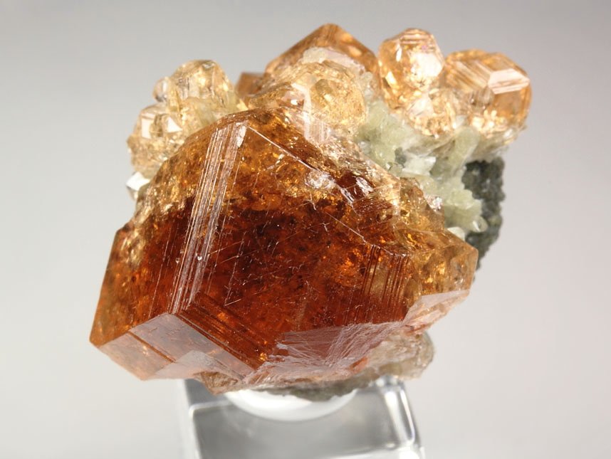 gem GARNET var. GROSSULAR, DIOPSIDE, CLINOCHLORE