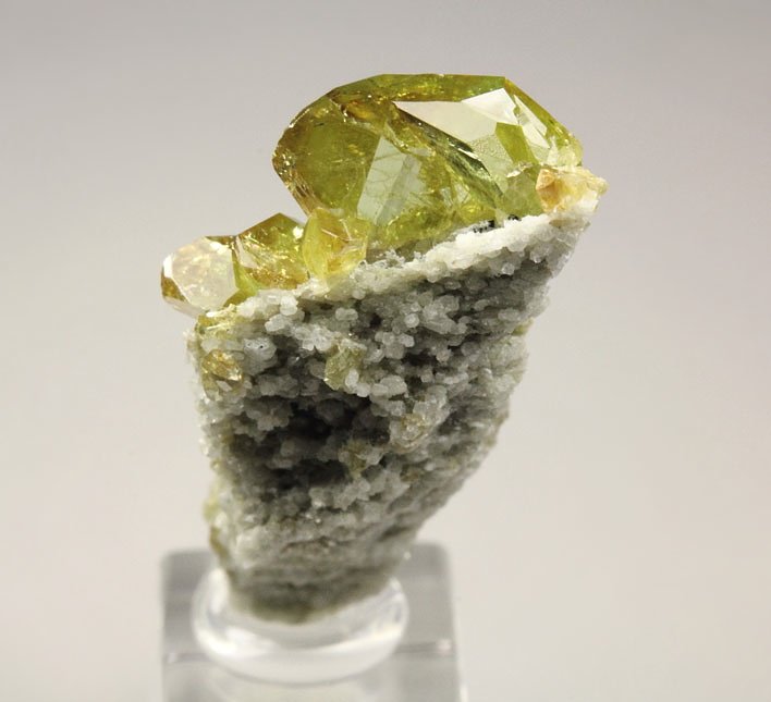 gem TITANITE twinned, K FELDSPAR var. ADULARIA