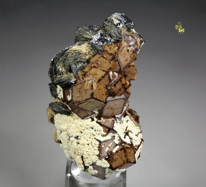 GARNET var. ANDRADITE, HEMATITE iron rose