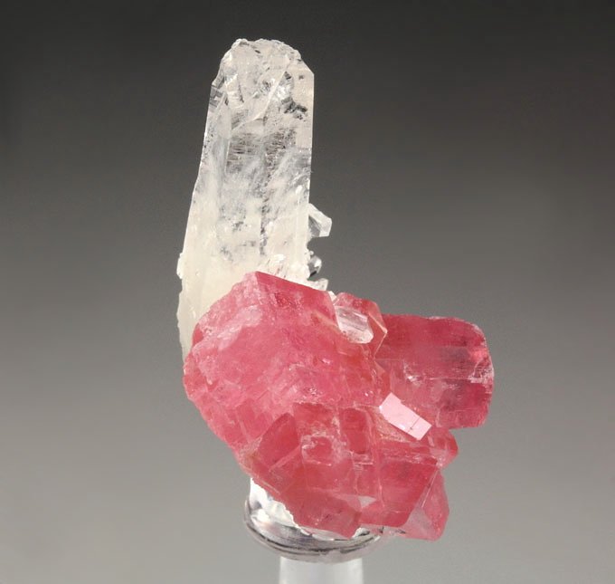 gemmy RHODOCHROSITE, QUARTZ