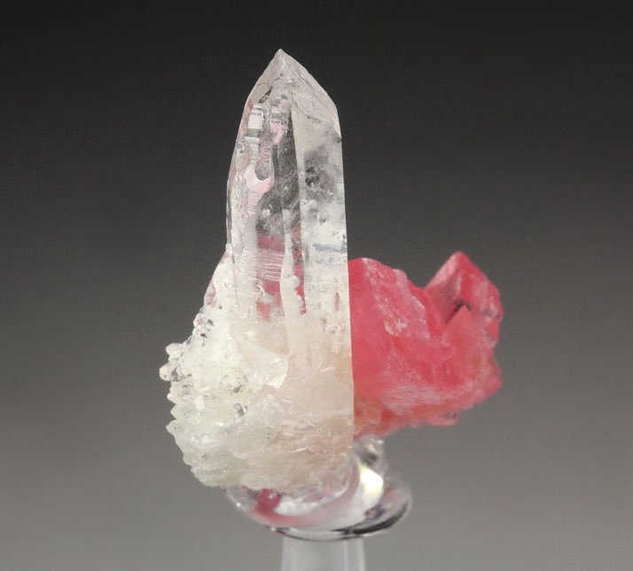 gemmy RHODOCHROSITE, QUARTZ