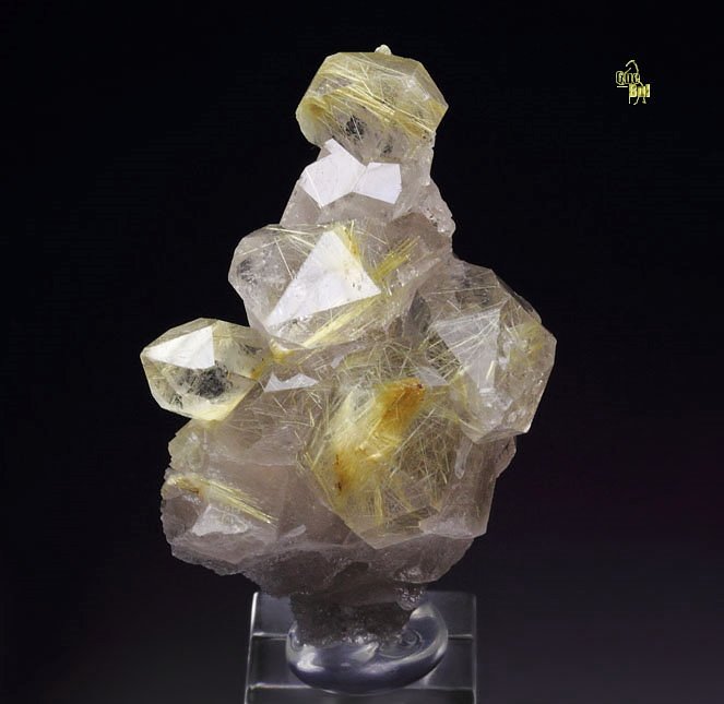 QUARTZ with RUTILE inclusions