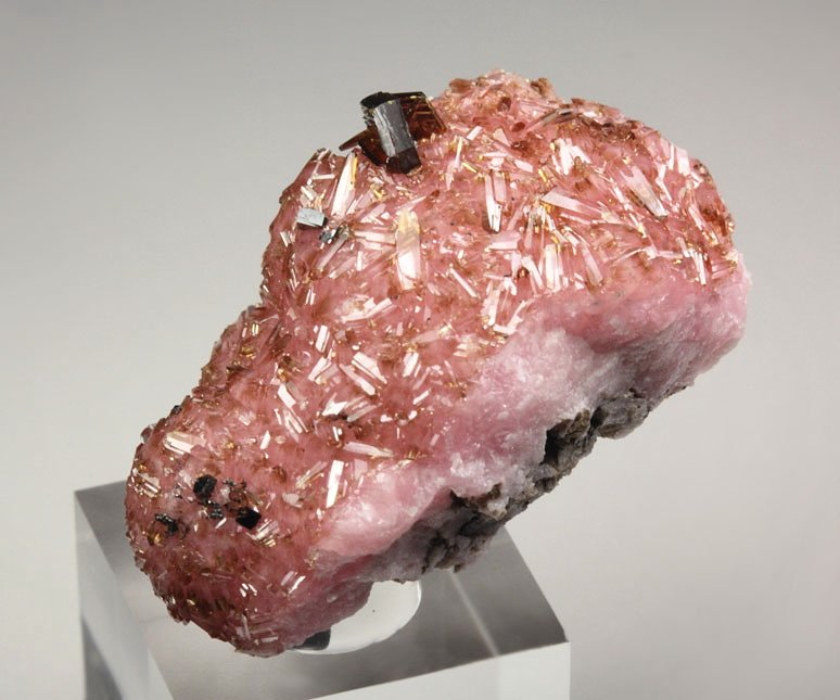 SHIGAITE, RHODOCHROSITE 