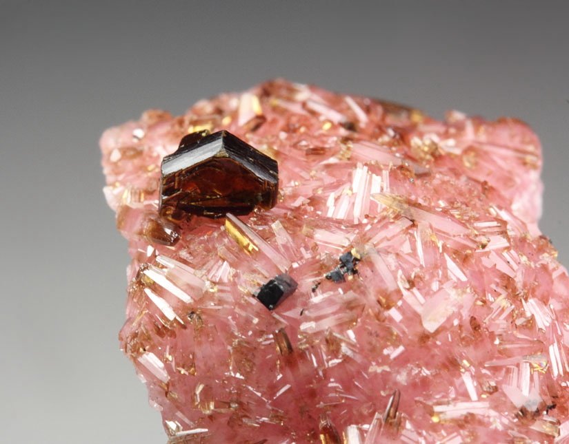 SHIGAITE, RHODOCHROSITE 