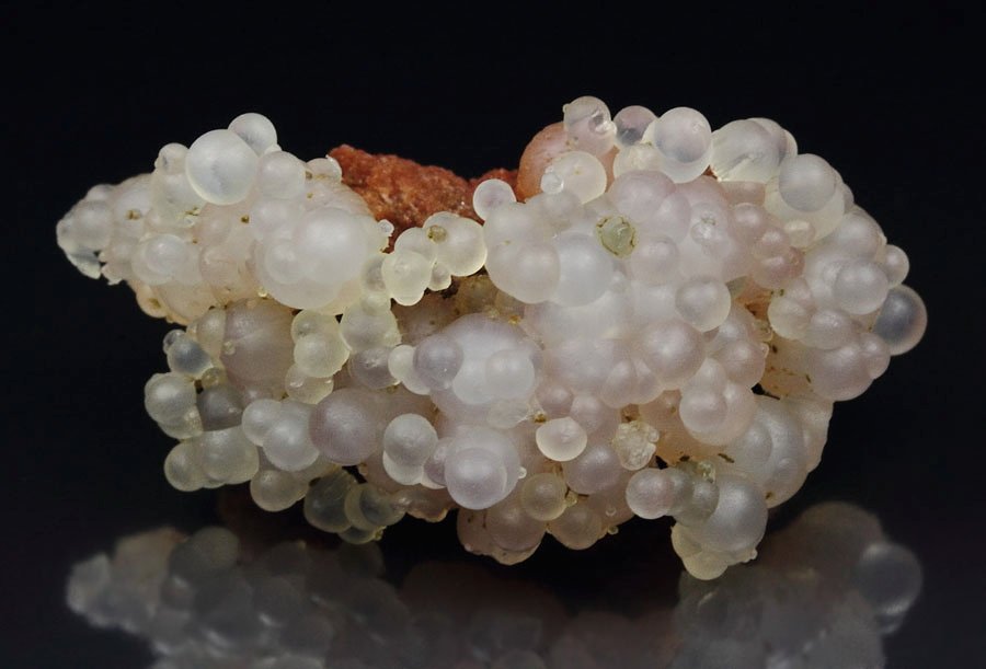 orange SCOLECITE, CHALCEDONY