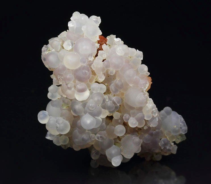 orange SCOLECITE, CHALCEDONY