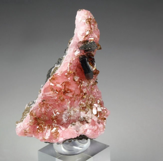 SHIGAITE, RHODOCHROSITE 