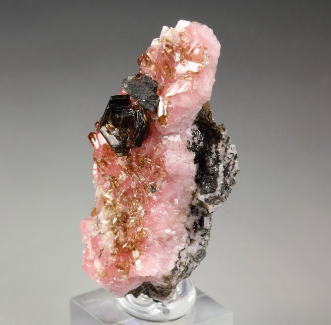 SHIGAITE, RHODOCHROSITE 